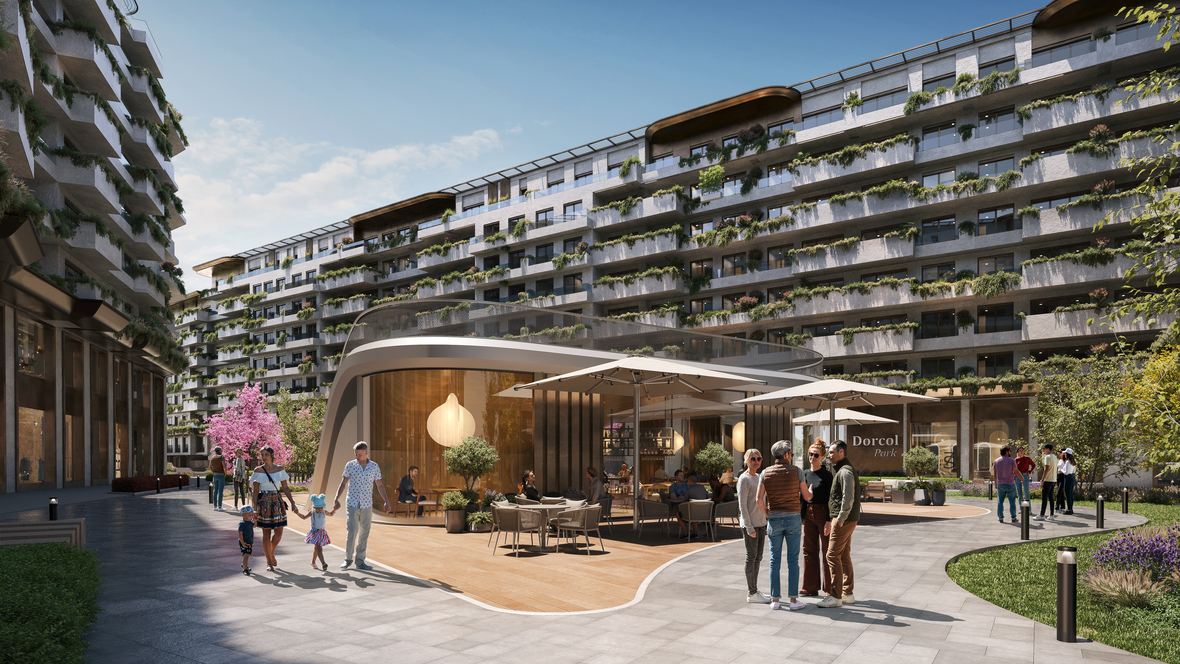 Rezidencijalni kompleks Beograd — pejzažna arhitektura i ozelenjavanje
