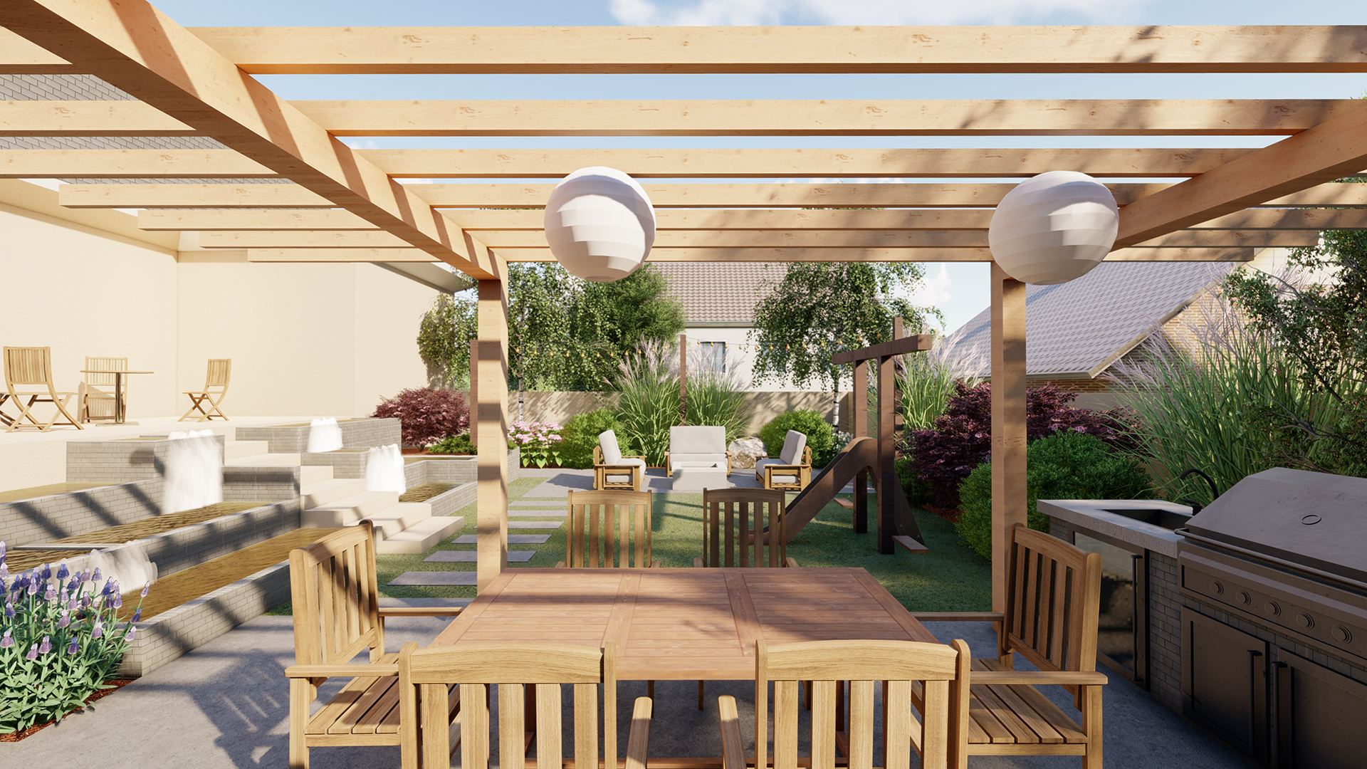 Zadnje dvorište Pariz — projekat pejzažne arhitekture i uređenja dvorišta